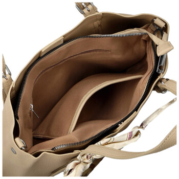 Dámska kabelka na rameno béžová - Firenze Raven