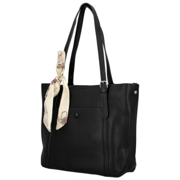 Dámska kabelka na rameno čierna - Firenze Raven
