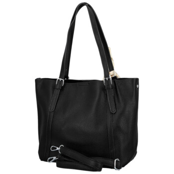 Dámska kabelka na rameno čierna - Firenze Raven