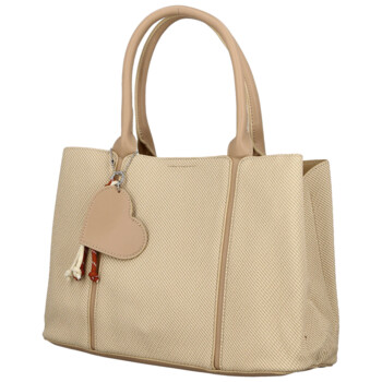 Dámska kabelka do ruky béžová - Firenze Emilie