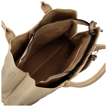 Dámska kabelka do ruky béžová - Firenze Emilie