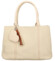 Dámska kabelka do ruky krémová - Firenze Emilie