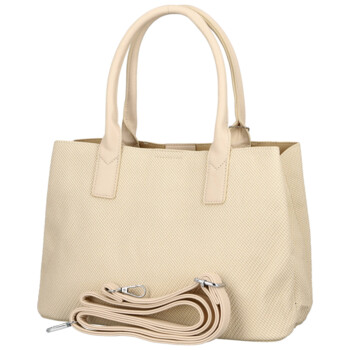 Dámska kabelka do ruky krémová - Firenze Emilie