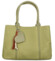 Dámska kabelka do ruky svetlo zelená - Firenze Emilie