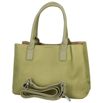 Dámska kabelka do ruky svetlo zelená - Firenze Emilie