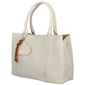 Dámska kabelka do ruky biela - Firenze Emilie