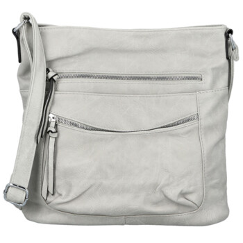 Dámska crossbody kabelka svetlo šedá - Firenze Ganna