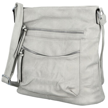 Dámska crossbody kabelka svetlo šedá - Firenze Ganna