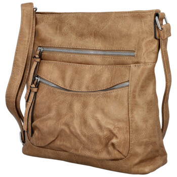 Dámska crossbody kabelka khaki - Firenze Ganna