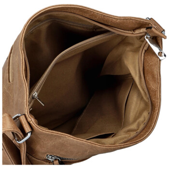 Dámska crossbody kabelka khaki - Firenze Ganna