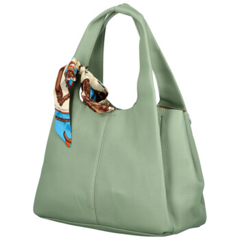 Dámska kabelka do ruky modrozelená - Firenze Saichira