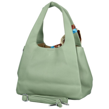 Dámska kabelka do ruky modrozelená - Firenze Saichira
