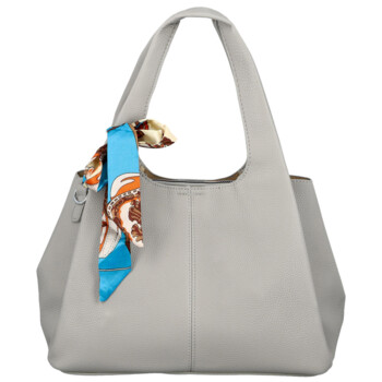 Dámska kabelka do ruky svetlo šedá - Firenze Saichira