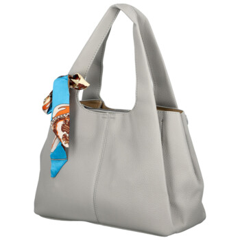 Dámska kabelka do ruky svetlo šedá - Firenze Saichira