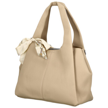 Dámska kabelka do ruky béžová - Firenze Saichira