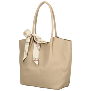 Dámska kabelka na rameno béžová - Firenze Hilde