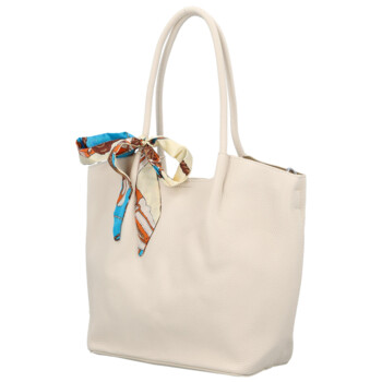 Dámska kabelka na rameno krémová - Firenze Hilde