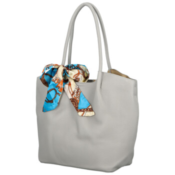 Dámska kabelka na rameno svetlo šedá - Firenze Hilde