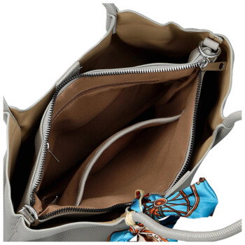 Dámska kabelka na rameno svetlo šedá - Firenze Hilde