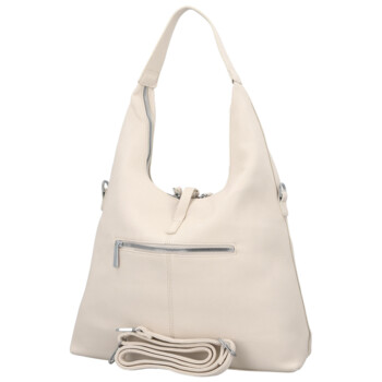 Dámska kabelka na rameno krémová - Firenze Heide