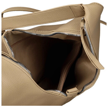 Dámska kabelka na rameno béžová - Firenze Heide