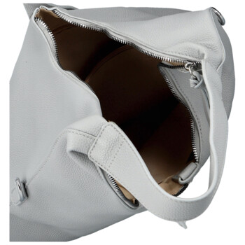 Dámska kabelka na rameno svetlo šedá - Firenze Heide