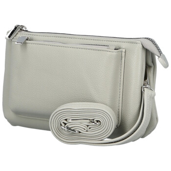 Dámska crossbody kabelka svetlo šedá - Firenze Hailey