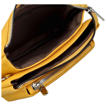 Dámska crossbody kabelka žltá - Firenze Hailey
