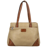 Dámska kabelka cez rameno pieskovo hnedá - Firenze Luisa Two