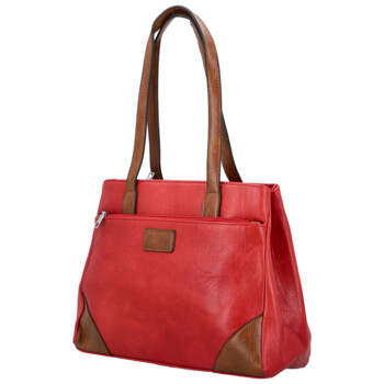 Dámska kabelka cez rameno červená - Firenze Luisa Two