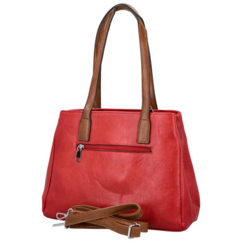 Dámska kabelka cez rameno červená - Firenze Luisa Two