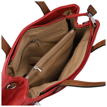 Dámska kabelka cez rameno červená - Firenze Luisa Two