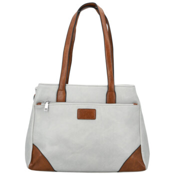 Dámska kabelka cez rameno svetlo šedá - Firenze Luisa Two