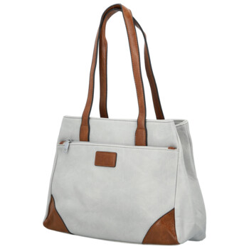 Dámska kabelka cez rameno svetlo šedá - Firenze Luisa Two