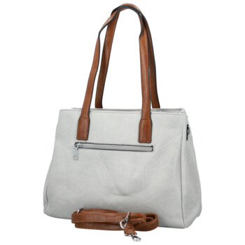 Dámska kabelka cez rameno svetlo šedá - Firenze Luisa Two