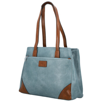 Dámska kabelka cez rameno džínsovo modrá - Firenze Luisa Two