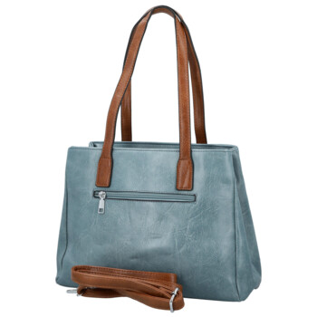 Dámska kabelka cez rameno džínsovo modrá - Firenze Luisa Two