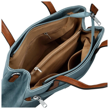 Dámska kabelka cez rameno džínsovo modrá - Firenze Luisa Two