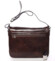 Pánska kožená crossbody kabelka hnedá - Delami Mohex