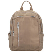 Dámsky batoh tmavo béžový - Firenze Lusso