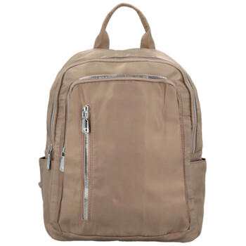 Dámsky batoh tmavo béžový - Firenze Lusso