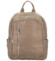 Dámsky batoh tmavo béžový - Firenze Lusso