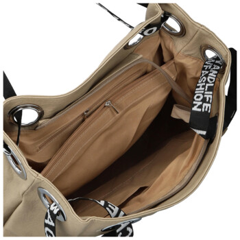 Dámska kabelka cez rameno béžová - Firenze Version