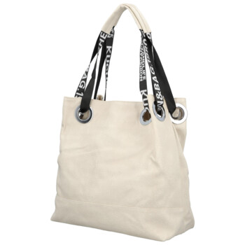 Dámska kabelka cez rameno svetlo béžová - Firenze Version