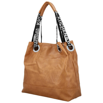 Dámska kabelka cez rameno svetlo hnedá - Firenze Version