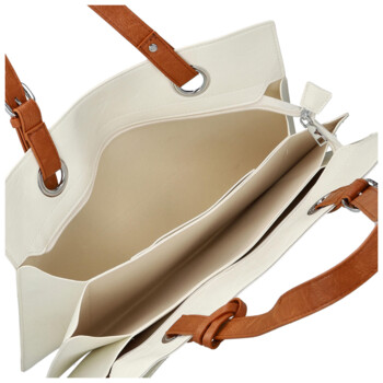 Dámska kabelka cez rameno biela - Firenze Melisa