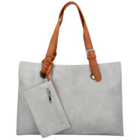 Dámska kabelka cez rameno svetlo šedá - Firenze Melisa