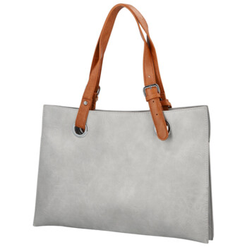 Dámska kabelka cez rameno svetlo šedá - Firenze Melisa