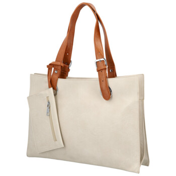 Dámska kabelka cez rameno béžová - Firenze Melisa