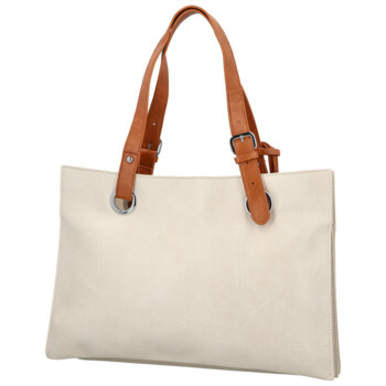 Dámska kabelka cez rameno béžová - Firenze Melisa